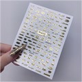 Наклейки для ногтей YJ Golden retro №34J YJ/34J - фото 538644