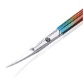 Ножницы для кутикулы Silver Star НСС 6 multicolor, длинные тонкие лезвия, цветное радужное покрытие	 НСС 6 multicolor - фото 539636