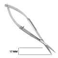 Ножницы-пинцет Metaleks,17мм RMS-18SM(CVD) - фото 539817