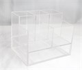 Органайзер настольный с выдвижным ящиком, цвет прозрачный kh/V61T