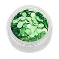 Пайетки для ногтей TNL - Кошачий глаз - зеленые №3 10395
