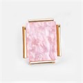Палитра-кольцо для маникюра Мраморный прямоугольник, 35,5*30 мм JZ-02 - фото 541375