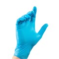 Перчатки витрил голубые WALLY PLASTIC размер M 100 шт./уп. WP030012 - фото 541756