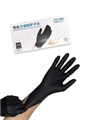 Перчатки витрил черные WALLY PLASTIC размер XL 100 шт./уп. WP270313 - фото 541792