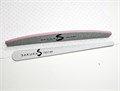 Пилка Sakura для искусственных ногтей серая, форма - полукруглая, абразивность 100/100 грит spl001 - фото 542432