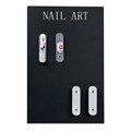 Планшет для демонстрации дизайна Nail Art, черная, магнитная, 26*17см + 10 шт держателей PLSETB - фото 543648