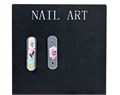 Планшет для демонстрации дизайна Nail Art, черная, магнитная, 26*17см + 10 шт держателей PLSETB - фото 543649