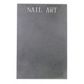 Планшет для демонстрации дизайна Nail Art, серая, магнитная, 26*17см + 10 шт держателей PLSETG