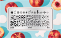Пластина для стемпинга Go Stamp 185 Juicy Fruit GS185PL