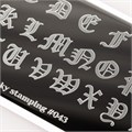Пластина для стемпинга Swanky Stamping №43 SS043