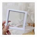 Рамка для демонстрации дизайна белая, квадрат, 9х9 см Рам-кв9 - фото 545699