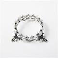 Подставка для кистей Antique Silver, форма короны NBHB-06S
