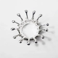 Подставка для кистей Silver Crystal, форма короны POT-77
