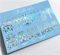 Слайдер фольгир. COMBI FOIL 104 сер. гологр+бел, IBDI Nails id/C104сг+б - фото 550304