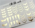 Слайдер фольгированный IBDI Nails FOIL 15 золото id/f15g
