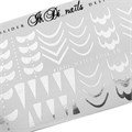 Слайдер фольгированный IBDI Nails FOIL 15 серебро id/f15s - фото 550375