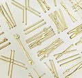Слайдеры 3D Хрустальные C Gold №150 (золотой) SD-3D150G