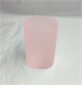 Стакан для хранения маникюрных принадлежностей, розовый матовый kt/K99P - фото 552424