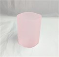 Стакан для хранения маникюрных принадлежностей, розовый матовый kt/K99P - фото 552425