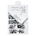 Стразы для ногтей Black Diamond mix размеров SS4-SS16 SS4-SS16BD - фото 553803