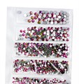 Стразы для ногтей Flaming Sunset mix размеров AB SS4-SS16 SS4-SS16FS - фото 553828