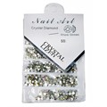 Стразы для ногтей Silver Holography mix размеров AB SS4-SS16 SS4-SS16SH - фото 553863
