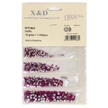 Стразы, Цвет: Fuchsia AB (6 размеров) 26912-34