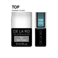 Топ для ногтей Delaro Gloss No Wipe без липкого слоя, 12 мл Del/TRG10