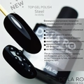 Топ для ногтей Delaro Top Rubber Steel no Sticky средней вязкости, 30 мл Del/TRS30