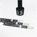 Топ для ногтей Sakura Black dots size L, 8 мл sbdl. - фото 556427