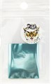 Фольга для дизайна Zoo Nail Art переводная глянцевая голубая №1422, 4*50 см zn/1422 - фото 558441
