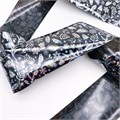 Фольга переводная (4*50см) Zoo Nail Art, новогодняя черная серебро №1456 zn/1456 - фото 558646