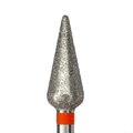 Фреза алмазная КМИЗ, мелкая (красная) насечка, Ø0,50 см, конус (капля) Б260.50/118209(278)