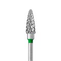 Фреза твердосплавная "Кристалл", конус, Ø 0,50, грубая (зеленая) насечка 41135 КТ41135(5мм) - фото 560510