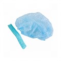 Шапочка Шарлотка одноразовая голубая (спанбонд) 50шт/уп. Бо/04-561(50) - фото 561427