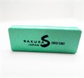 Шлифовщик прямоугольный Sakura 180/180 (зеленый) sbf20. - фото 561733