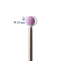 Корундовая фреза Ø0,51 см, шар, розовая SC53510