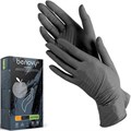 Перчатки Benovy нитриловые, цвет черный, размер L, 100 шт./уп. BNV-LB-1 - фото 564271