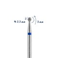 Алмазная фреза Кристалл, средняя (синяя) насечка, Ø0,23 см, шар К66.001.020.23с(31) - фото 564757