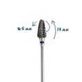 Фреза твердосплавная WG-ZL017 M, кукуруза, Ø0,6 см, средняя (синяя) насечка km/WG-ZL017