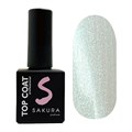 Топ для ногтей Sakura Top158 с эффектом втирки, 9 мл Top158