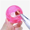Щетка для очистки фрез в розовом футляре brush_pink - фото 565714