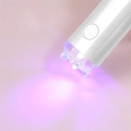 Портативный UV LED фонарик, usb, белый uvfon-white