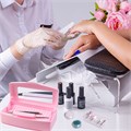 Бокс для дезинфекции маникюрного инструмента, розовый 4772pink - фото 565853