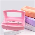 Бокс для дезинфекции маникюрного инструмента, розовый 4772pink - фото 565856