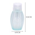 Флакон с помпой, прозрачно-голубой, 220 мл D19-2 - фото 566082