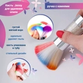 Кисть цветок для удаления пыли Jenny, ручка с камнями (в тубе) jn/KK01
