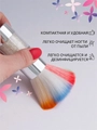 Кисть цветок для удаления пыли Jenny, ручка с камнями (в тубе) jn/KK01