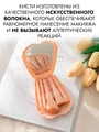 Набор кистей для макияжа "Ракушка", 5 шт, цвет персик nkm-026-pers
