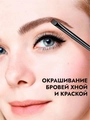 Набор кистей для макияжа, 3шт, черные kmn-009-black(3)